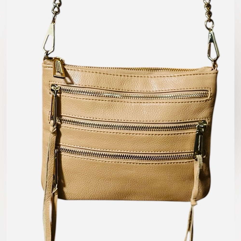 Rebecca Minkoff Tan Leather Crossbody Bag